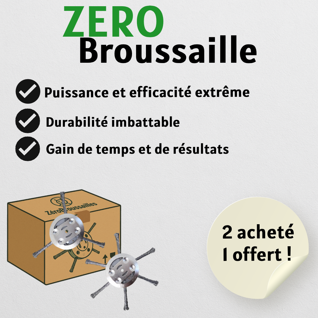 Tête de Coupe-Brosse Universelle Pack DUO